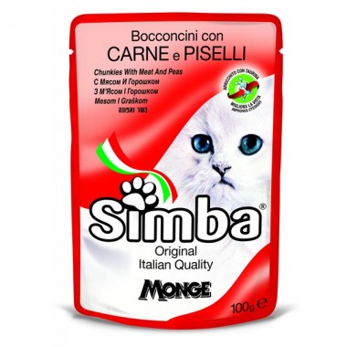  Monge Simba Cat Wet мясной 0,1  кг