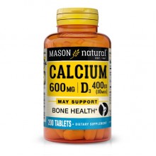 Витаминно-минеральный комплекс Mason Natural Calcium 600 mg Plus Vitamin D3 200 Tabs