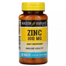 Микроэлемент Цинк Mason Natural Zinc 100 mg 100 Tabs