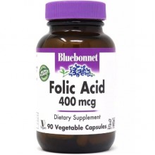 Фолиевая кислота Bluebonnet Nutrition Folic Acid 400 mcg 90 Veg Caps Фолиевая кислота Bluebonnet Nutrition Folic Acid 400 mcg 90 Veg Caps