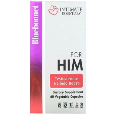 Тестостероновый комплекс Bluebonnet Nutrition Intimate Essentials For Him Testosterone & Libido Boost 60 Veg Caps Тестостероновый комплекс Bluebonnet Nutrition Intimate Essentials For Him Testosterone & Libido Boost 60 Veg Caps