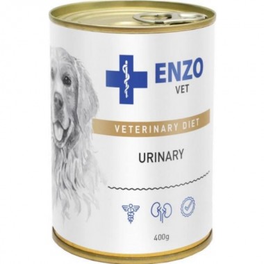  Enzo Vet Urinary жб 400г Диета при заболевании мочевыводящих путей паштет с курицей для собак