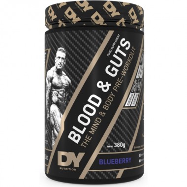 Комплекс до тренировки DY Nutrition Blood and Guts 380 g /20 servings/ Blueberry
