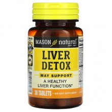 Комплекс для профилактики работы печени Mason Natural Liver Detox 30 Tabs Комплекс для профилактики работы печени Mason Natural Liver Detox 30 Tabs