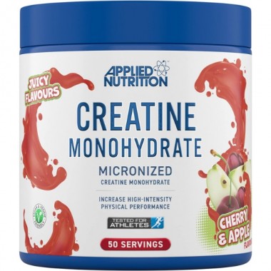 Креатин моногидрат Applied Nutrition Creatine Monohydrate 250 g /50 servings/ Cherry Apple