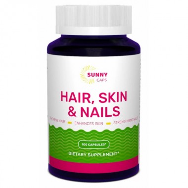 Комплекс для кожи, волос, ногтей Sunny Caps Hair, Skin & Nails 100 Caps