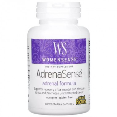 Комплекс для профилактика гормонального баланса Natural Factors WomenSense AdrenaSense 60 Veg Caps Комплекс для профилактика гормонального баланса Natural Factors WomenSense AdrenaSense 60 Veg Caps