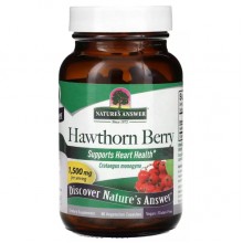 Комплекс для профилактики нервной системы Nature's Answer Hawthorn Berry 1500 mg 90 Veg Caps