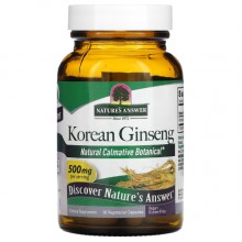 Комплекс для профилактики нервной системы Nature's Answer Korean Ginseng 500 mg 50 Veg Caps Комплекс для профилактики нервной системы Nature's Answer Korean Ginseng 500 mg 50 Veg Caps
