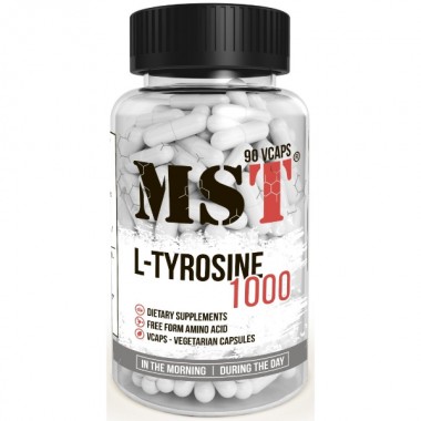 Тирозин для спорта MST Nutrition L-Tyrosine 1000 90 Veg Caps