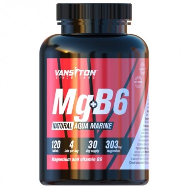 Витаминно-минеральный комплекс для спорта Vansiton MG + B6 120 Tabs Витаминно-минеральный комплекс для спорта Vansiton MG + B6 120 Tabs