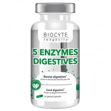 Пищеварительные ферменты Biocyte 5 Enzymes 60 Caps Пищеварительные ферменты Biocyte 5 Enzymes 60 Caps