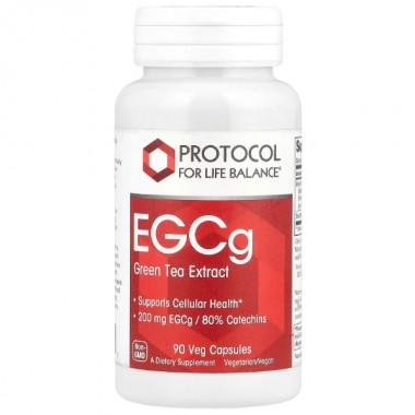 Зеленый чай Protocol for Life Balance EGCg Green Tea Extract 200 mg 90 Veg Caps