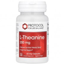 Теанин Protocol for Life Balance L-Theanine 200 mg 60 Veg Caps