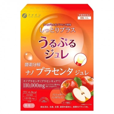 Комплекс для кожи Fine Japan Placenta Jelly 10 g 22 sticks Apple