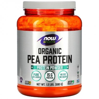 Протеин NOW Foods Sports Organic Pea Protein Powder 680 g /34 servings/ Unflavored Протеин NOW Foods Sports Organic Pea Protein Powder 680 g /34 servings/ Unflavored