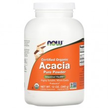 Клетчатка NOW Foods Organic Acacia Pure Powder 340 g /52 servings/ Клетчатка NOW Foods Organic Acacia Pure Powder 340 g /52 servings/