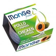 Влажный корм для котов MONGE CAT WET Adult курица с папайей 0,08