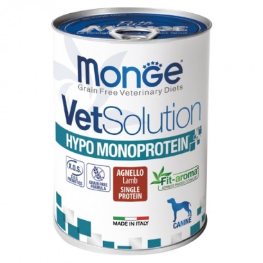  Monge VetSolution Wet Hypo canine ягненок 0,4 Кг
