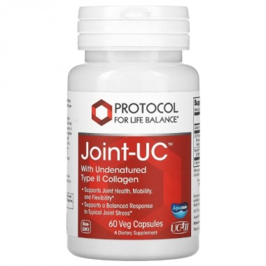Комплекс для суставов Protocol for Life Balance Joint-UC With Undenatured Type 2 Collagen 60 Veg Caps