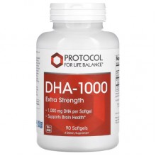 Омега 3 Protocol for Life Balance DHA-1000, Extra Strength 90 Softgels Омега 3 Protocol for Life Balance DHA-1000, Extra Strength 90 Softgels
