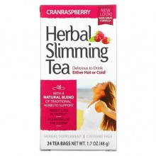 Заменитель питания 21st Century Herbal Slimming Tea Caffeine Free 24 Tea Bags Cranraspberry