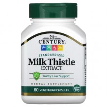 Расторопша 21st Century Standardized Milk Thistle Extract 60 Veg Caps