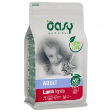 Сухой корм для кошек OASY LIFESTAGE Adult ягненок  0,3 кг