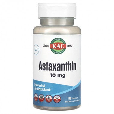 Астаксантин KAL Astaxanthin 10 mg 60 Veg Caps