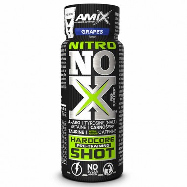 Комплекс до тренировки Amix Nutrition Nitro NOX Hardcore Pre-Treining Shot 60 ml /1 servings/ Grape