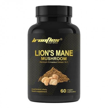 Грибной комплекс IronFlex Lion's Mane Mushroom 500 mg 60 Veg Caps