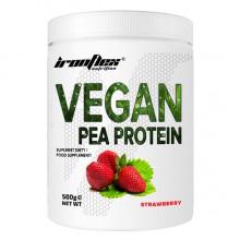 Протеин IronFlex Vegan Pea Protein 500 g /16 servings/ Strawberry