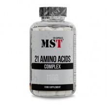 Аминокомплекс для спорта MST Nutrition 21 Amino Acids 120 Caps