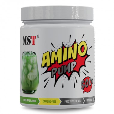 Комплекс до тренировки MST Nutrition Amino Pump 500 g /50 servings/ Green Apple