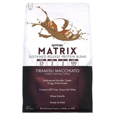 Протеин Syntrax Matrix 5.0 2270 g /76 servings/ Tiramisu Macchiato