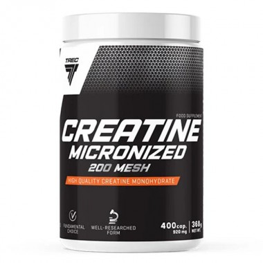 Креатин моногидрат Trec Nutrition Creatine Micronized 200 MESH 400 Caps