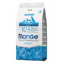 Сухой корм для собак Monge Dog All breeds Adult Light лосось 15 кг Сухой корм для собак Monge Dog All breeds Adult Light лосось 15 кг