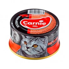 Влажный корм для котов Carnie паштет с говядиной 90 г