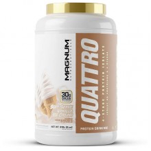 Протеин Magnum Nutraceuticals Quattro  Protein Drink Mix 910 g /49 servings/ Vanilla Ice Cream