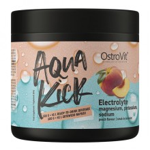 Мультиминералы для спорта OstroVit Aqua Kick Electrolyte 300 g /30 servings/ Peach