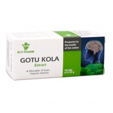 Комплекс для профилактики давления и кровообращения Elit-Pharm Gotu Cola Extract 40 Tabs