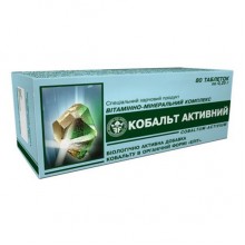 Комплекс для профилактики давления и кровообращения Elit-Pharm Кобальт Активный 80 таб Комплекс для профилактики давления и кровообращения Elit-Pharm Кобальт Активный 80 таб