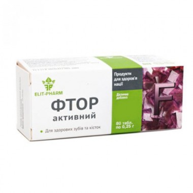 Витаминно-минеральный комплекс Elit-Pharm Фтор Активный 80 таб