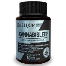 Комплекс для профилактики нервной системы Elixir Cannabisleep 60 Caps Комплекс для профилактики нервной системы Elixir Cannabisleep 60 Caps