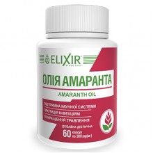 Экстракты для повышения иммунитета Elixir Amaranth Oil 60 Caps