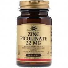 Микроэлемент Цинк Solgar Zinc Picolinate 100 Tabs