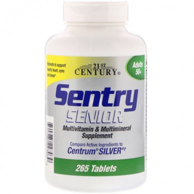 Витаминно-минеральный комплекс 21st Century Sentry Senior, Multivitamin & Mineral Supplement, Adults 50+ 265 Tabs
