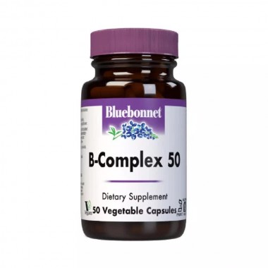 В комплекс Bluebonnet Nutrition Stress B-Complex 50 Veg Caps BLB0422 В комплекс Bluebonnet Nutrition Stress B-Complex 50 Veg Caps BLB0422
