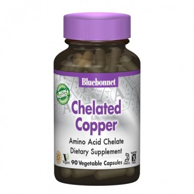Микроэлемент Медь Bluebonnet Nutrition Chelated Cooper 90 Caps