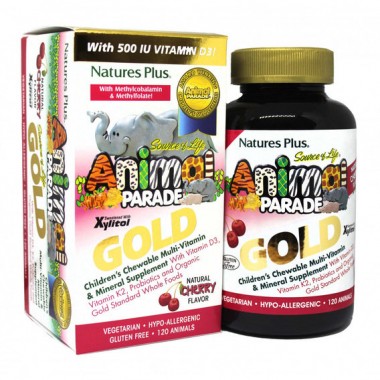 Витаминно-минеральный комплекс Nature's Plus Animal Parade Gold 120 Chewables Cherry Flavor